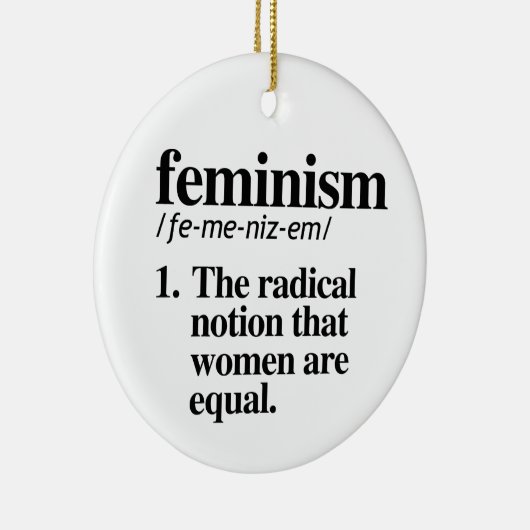 Feminisme Definitie Keramisch Ornament (Rechts)