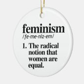 Feminisme Definitie Keramisch Ornament (Links)
