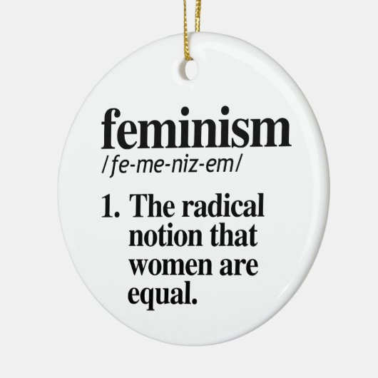 Feminisme Definitie Keramisch Ornament (Links)
