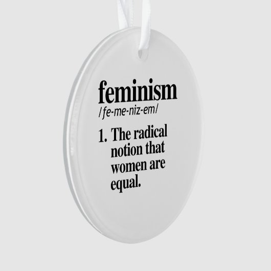 Feminisme Definitie Ornament (voorkant)
