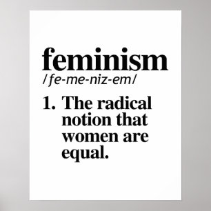 Feminisme Definitie Poster