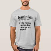 Feminisme Definitie T-shirt (Voorkant)