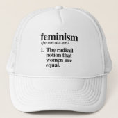 FEMINISME DEFINITIE TRUCKER PET (Voorkant)