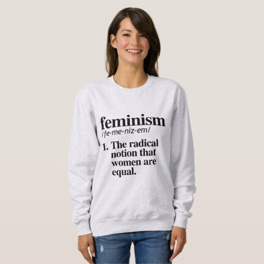 Feminisme Definitie Trui (Voorkant volledig)