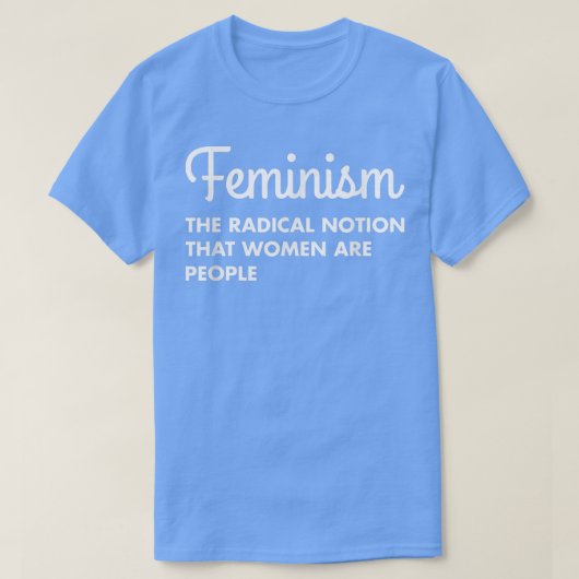 Feminisme Definition Feminist1094 T-shirt (Design voorkant)