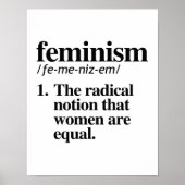 Feminisme Definition - het radicale idee dat is Poster (Voorkant)