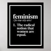 Feminisme Definition - het radicale idee dat is Poster (Voorkant)