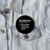 Feminisme Definition - het radicale idee dat is Ronde Button 7,6 Cm (In situ)