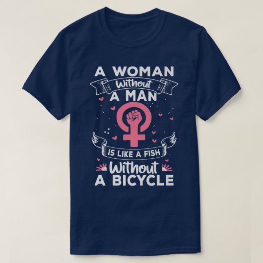 Feminisme design for Campaigner of Womens Right110 T-shirt (Design voorkant)