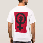 feminisme dwingt ons om onszelf te zien ... t-shirt (Achterkant)