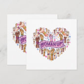 Feminisme Feministische Sterke Vrouwenempowerment  Kaart (Voorkant / Achterkant)