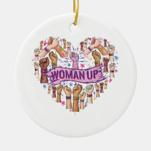 Feminisme Feministische Sterke Vrouwenempowerment Keramisch Ornament