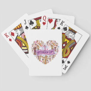 Feminisme Feministische Sterke Vrouwenempowerment  Pokerkaarten