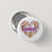 Feminisme Feministische Sterke Vrouwenempowerment Ronde Button 3,2 Cm (Voorkant /achterkant)