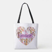 Feminisme Feministische Sterke Vrouwenempowerment Tote Bag (Achterkant)
