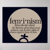 Feminisme gedefinieerd poster (Voorkant)