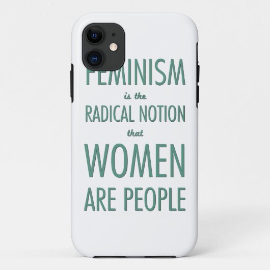 Feminisme: het radicale idee dat vrouwen mensen zi Case-Mate iPhone case (Achterkant)