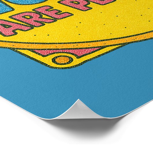 Feminisme is het radicale idee dat vrouwen aanhale poster (Hoek)