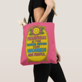 Feminisme is het radicale idee dat vrouwen aanhale tote bag (Dichtbij)