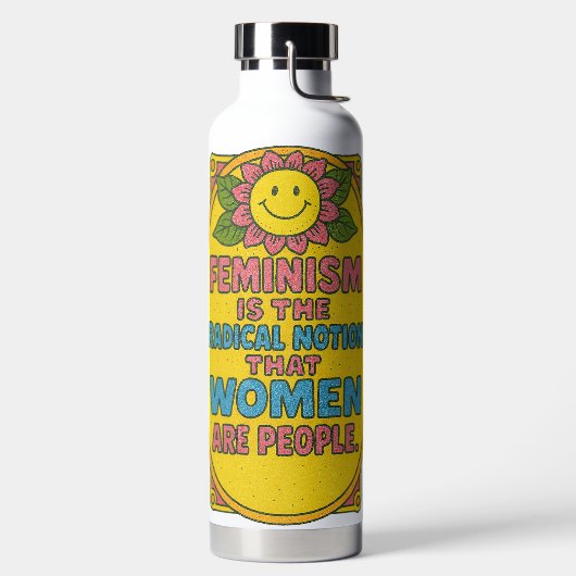 Feminisme is het radicale idee dat vrouwen aanhale waterfles (Links)