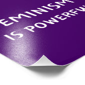 Feminisme is krachtig foto afdruk (Hoek)