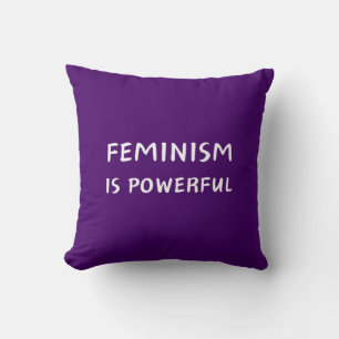 Feminisme is krachtig kussen