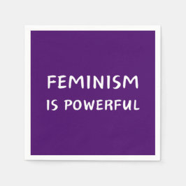 Feminisme is krachtig servet