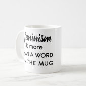 [ feminisme ] is meer dan een woord op de mok (Voorkant links)