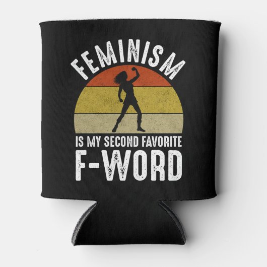 Feminisme is mijn tweede favoriete F-Word Blikjeskoeler (Voorkant)