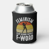 Feminisme is mijn tweede favoriete F-Word Blikjeskoeler (Blikje Achterkant)
