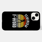 Feminisme is mijn tweede favoriete F-Word Case-Mate iPhone Case (Achterkant (horizontaal))