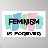 Feminisme is nooit meer poster (Voorkant)