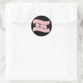 feminisme is voor iedereen een feministisch idee ronde sticker (Tas)