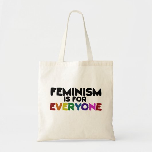 Feminisme is voor iedereen tote bag (Voorkant)