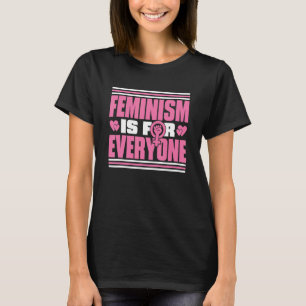Feminisme is voor iedereen, vrouwenrechten en femi t-shirt