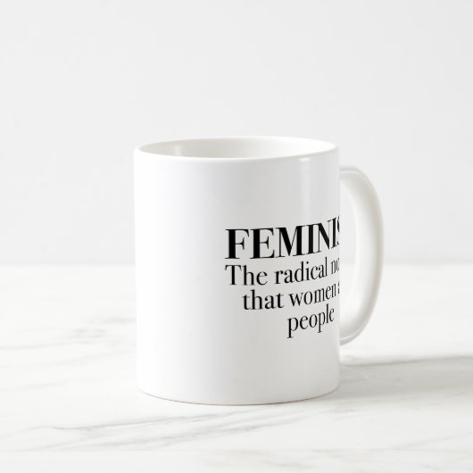 feminisme koffiemok (Voorkant rechts)