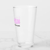 Feminisme Pint Glass - Pour One voor vooruitgang Glas (Links)