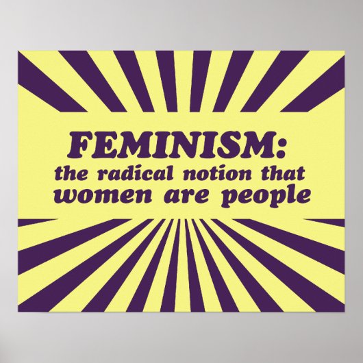 feminisme poster (Voorkant)