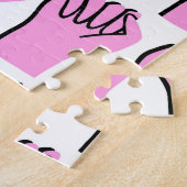 Feminisme Power: symbolisch patroon Legpuzzel (Zijkant)