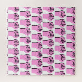 Feminisme Power: symbolisch patroon Legpuzzel (Horizontaal)