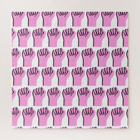 Feminisme Power: symbolisch patroon Legpuzzel (Verticaal)