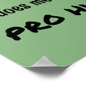 Feminisme pro-menselijk inspirerend citaat poster (Hoek)