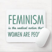 Feminisme: Radicale opvatting dat vrouwen mensen z Muismat (Met muis)