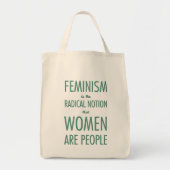 Feminisme: Radicale opvatting dat vrouwen mensen z Tote Bag (Voorkant)