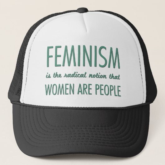Feminisme: Radicale opvatting dat vrouwen mensen z Trucker Pet (Voorkant)