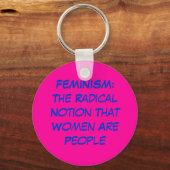 FEMINISME SLEUTELHANGER (Voorkant)