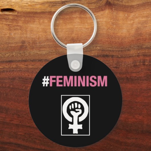 feminisme sleutelhanger (Voorkant)