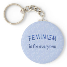 Feminisme slogan blue pattered