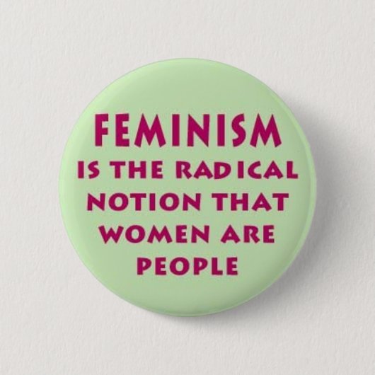 Feminisme Statement Button (Voorkant)