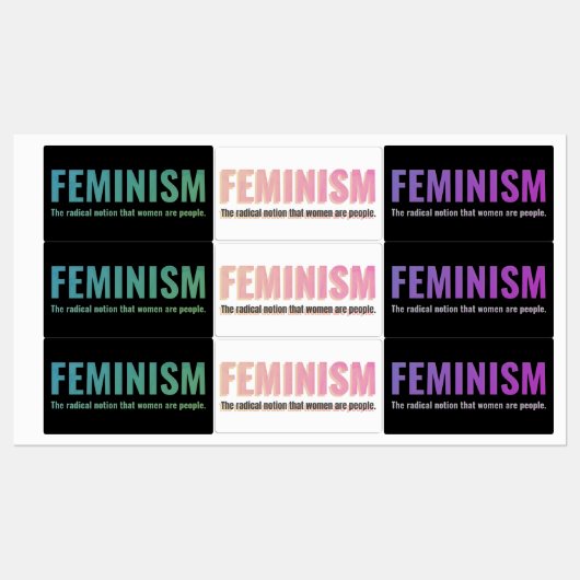 Feminisme Sticker Set - Bold Voices (Vel)